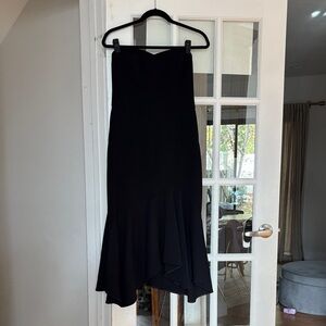 Elegant Black Women's Strapless dress